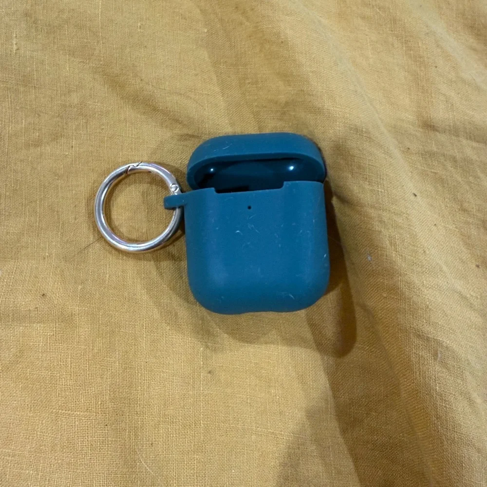 Wireless Earbuds Case with Keyring - Teal